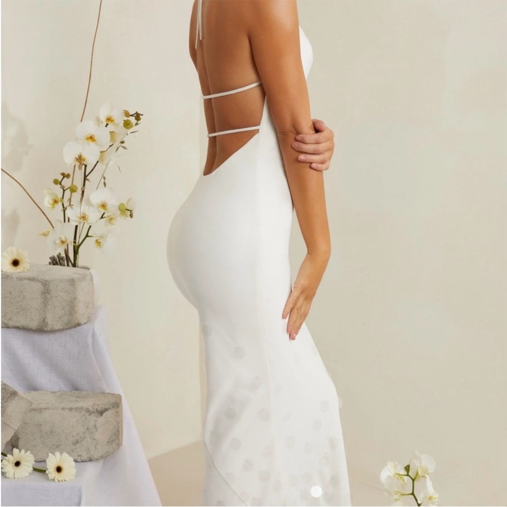 NWT Oh Polly Magnolia Maxi Halter Dress - Picture 4 of 4